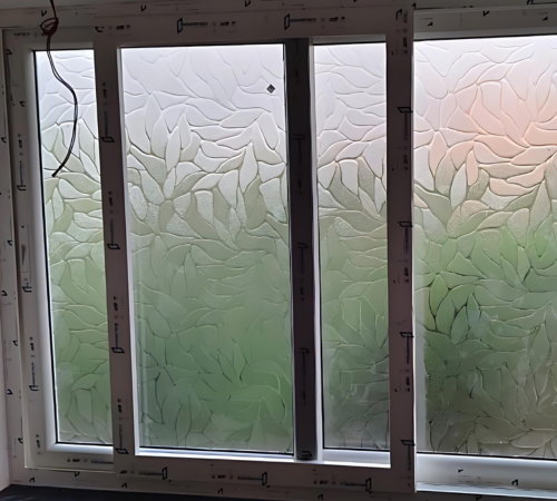 UPVC sliding windows for a bedroom