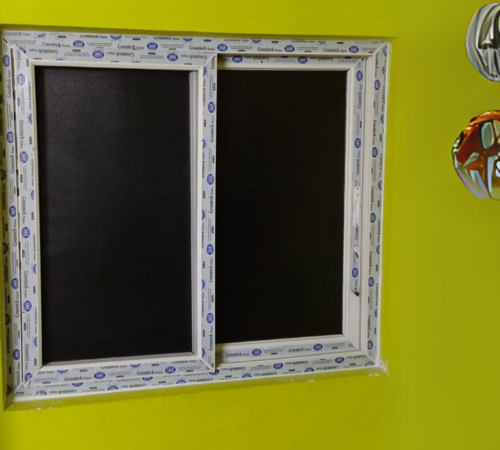 UPVC sliding window and door combination